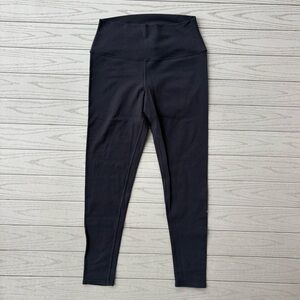 Alo Black High Waisted Crop Leggings